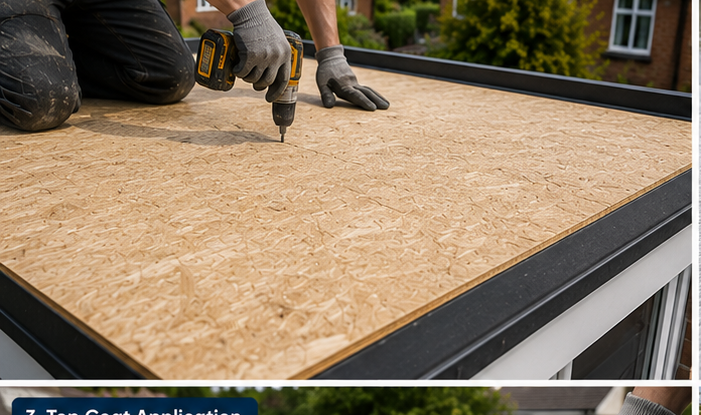 GRP Fibreglass Roofing in South Wales