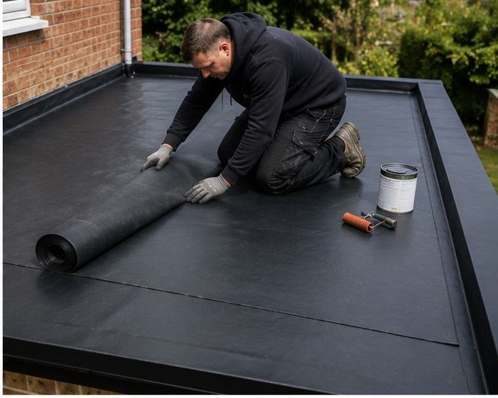 EPDM Rubber Roofing in South Wales by T & T Roofing