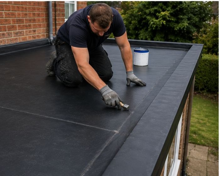 EPDM Rubber Roofing in South Wales by T & T Roofing