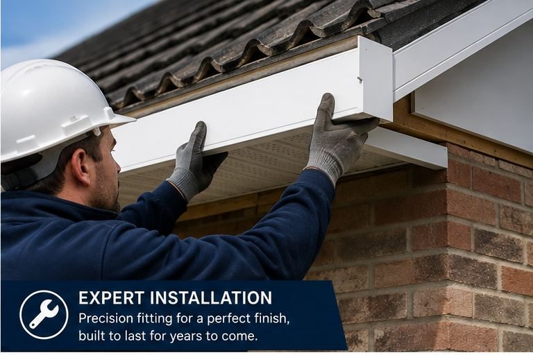 UPVC Soffit and Fascia Installations in South Wales by T & T Roofing