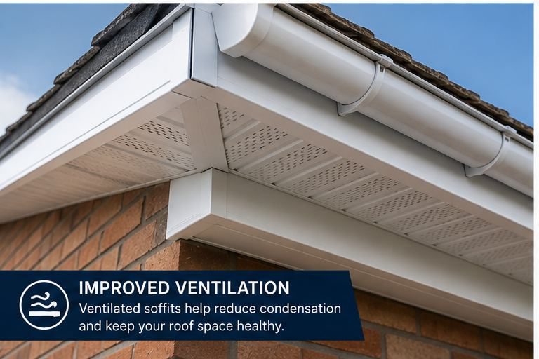 UPVC Soffit and Fascia Installations in South Wales by T & T Roofing