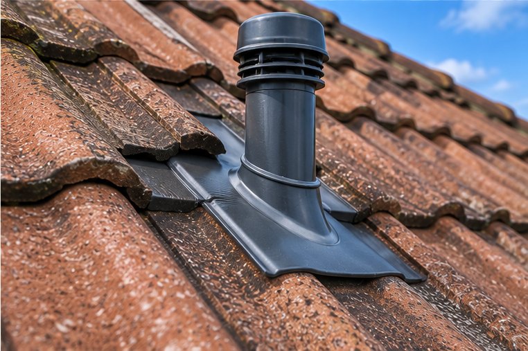 Missing & Slipped Tile Repairs under way on a Cardiff roof