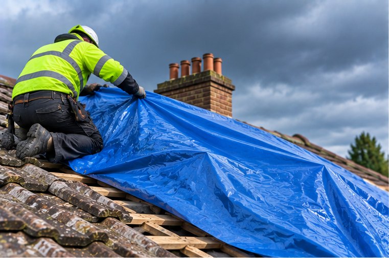 Emergency Roof Repairs in Cardiff by T&T Roofing