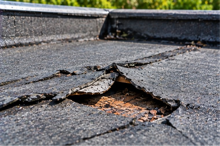 Felt Roof Repairs in Cardiff by T&T Roofing