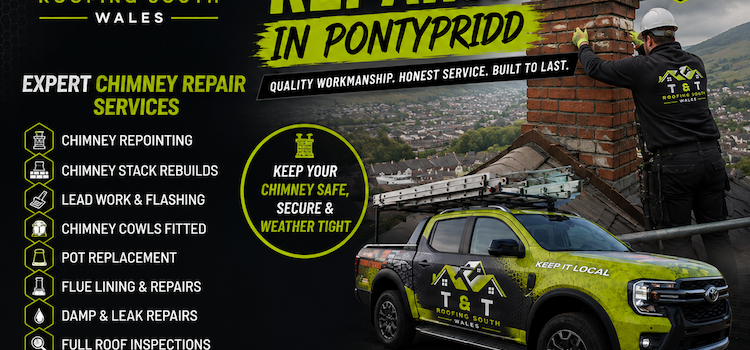 Expert Chimney Flashing Repairs Pontypridd